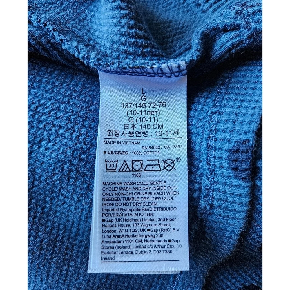 Gap Girls Waffle Shirt - Picture 2 of 5